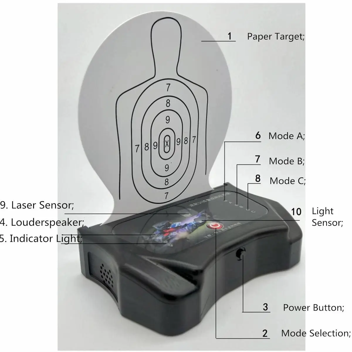 dry fire home shooting target