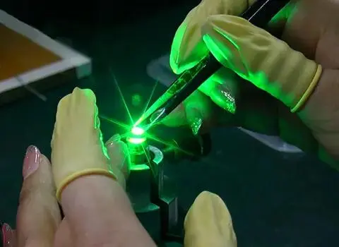 aiming laser green assembly