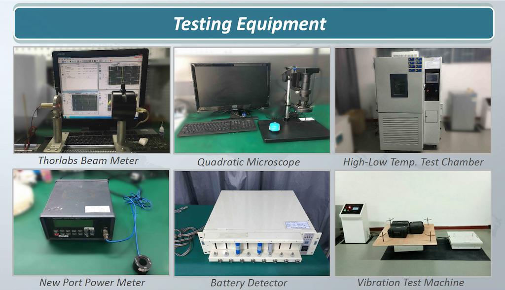  Equipamento de teste de módulos a laser 